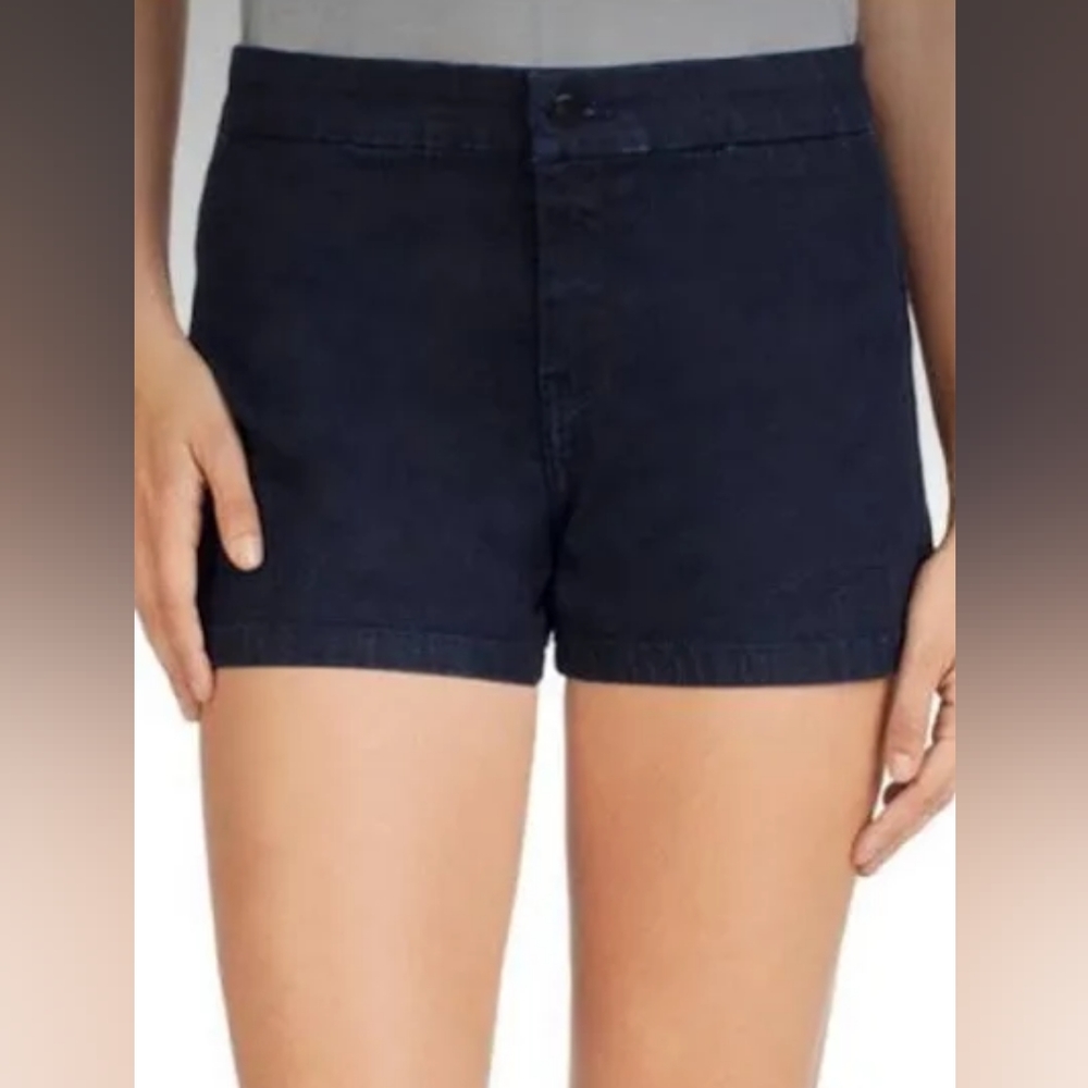 J Brand Mila Tailored High Waist Dark Denim Shorts, 29